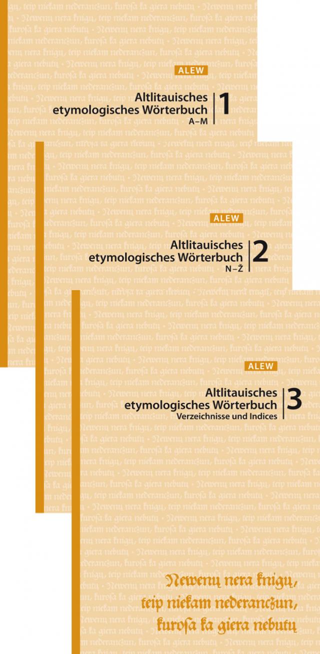 Altlitauisches etymologisches Wörterbuch