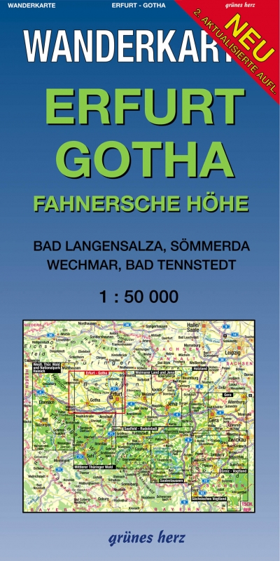 Wanderkarte Erfurt, Gotha