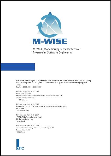 M-WISE: Modellierung wissensintensiver Prozesse im Software Engineering