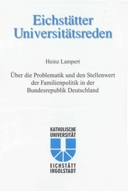 Eichstätter Universitätsreden Heinz Lampert