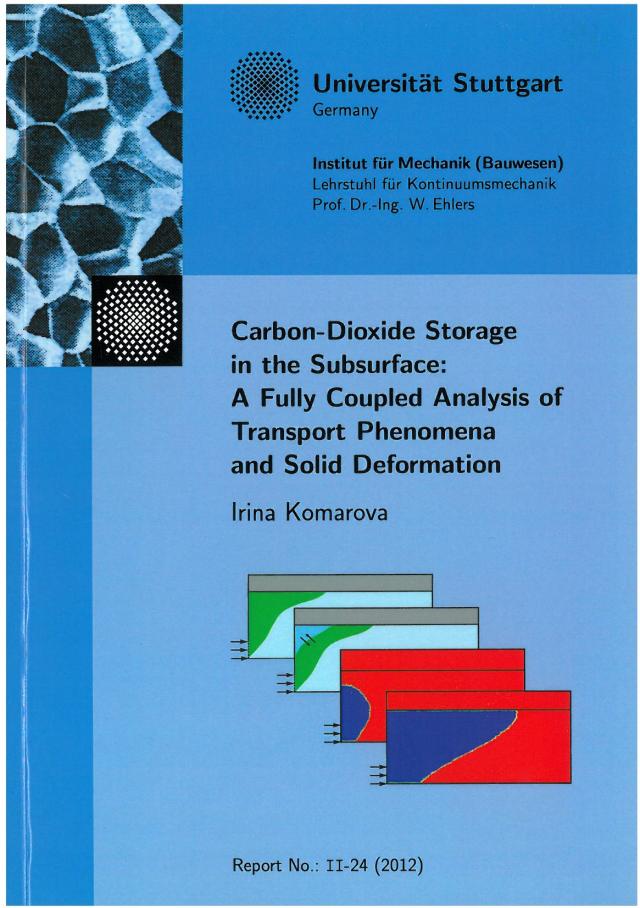 Carbon-dioxide storage in the subsurface: A fully coupled analysis of transport phenomena and solid deformation