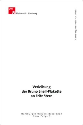 Verleihung der Bruno Snell-Plakette an Fritz Stern