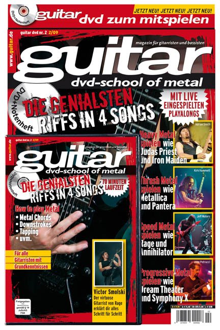guitar Songbook mit DVD Vol.2: School of Metal