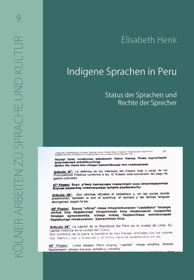 Indigene Sprachen in Peru