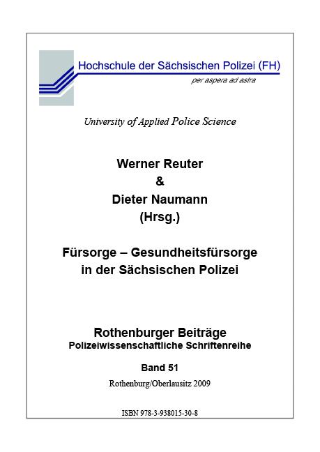 Fürsorge - Gesundheitsfürsorge in der Sächsischen Polizei