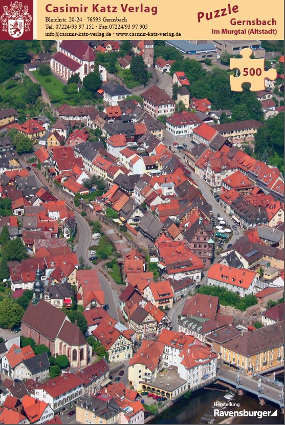 Puzzle Gernsbach Altstadt 500 Teile