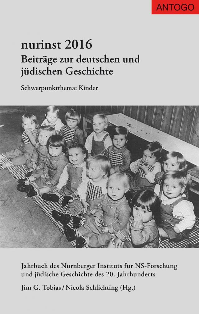 Nurinst. Beiträge zur deutschen und jüdischen Geschichte / nurinst 2016