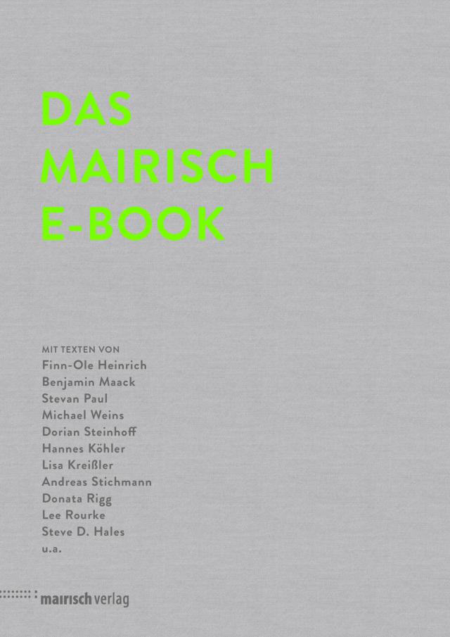 Das mairisch E-Book