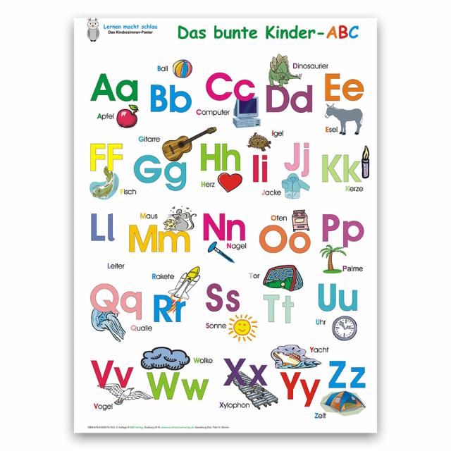 Das bunte Kinder-ABC. Poster / Das bunte Kinder-ABC