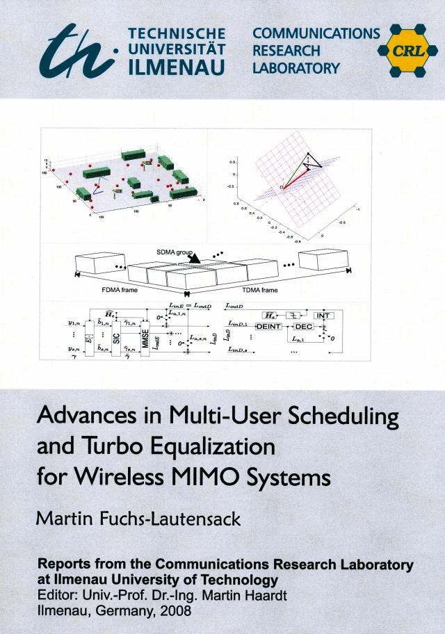 Advances in Multi-User Scheduling and Turbo Equalization for Wireless MIMO systems