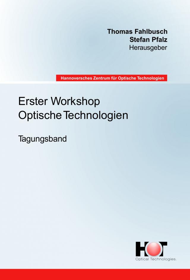 Erster Workshop Optische Technologien