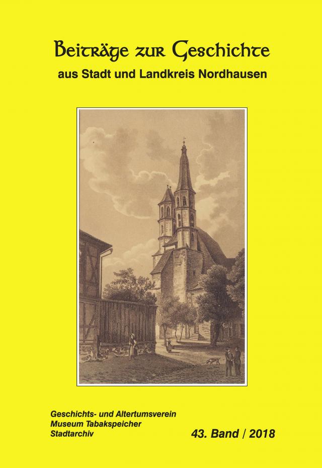 Die Gelbe Reihe / Beiträge zur Geschichte aus Stadt und Landkreis Nordhausen