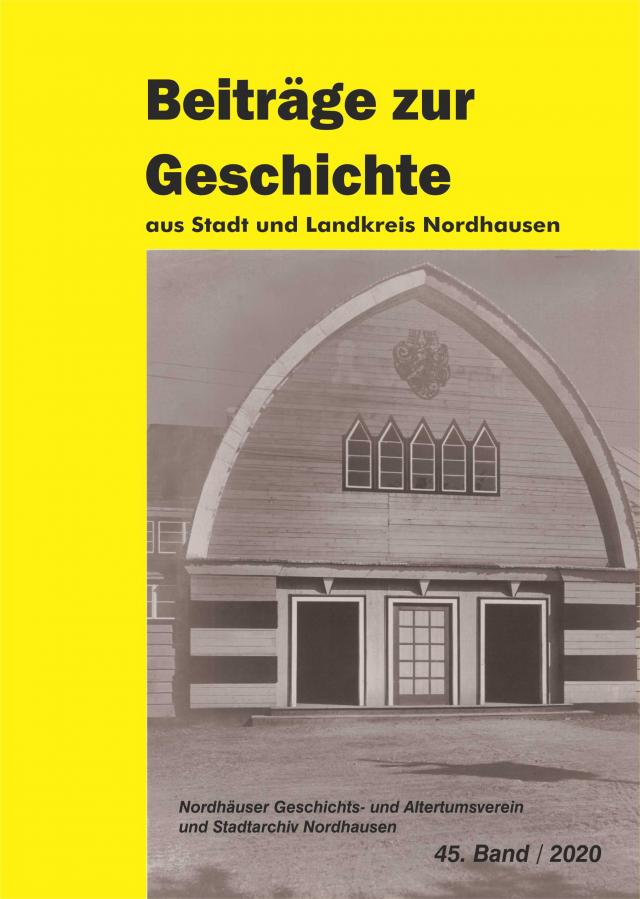 Die Gelbe Reihe / Beiträge zur Geschichte aus Stadt und Landkreis Nordhausen
