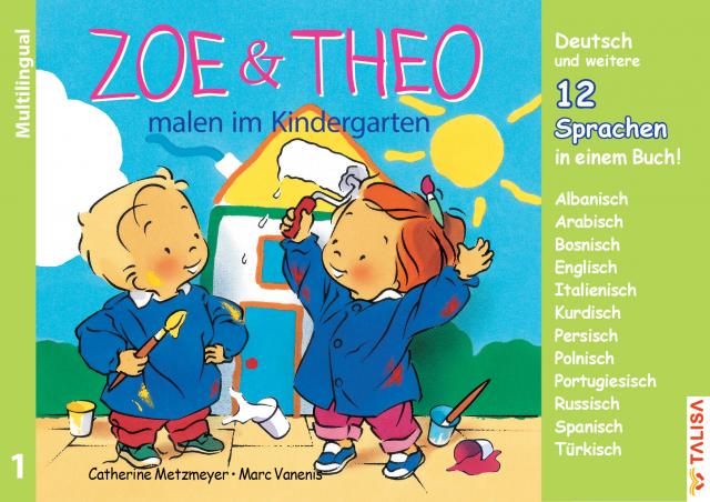 ZOE & THEO malen im Kindergarten (Multilingual!)