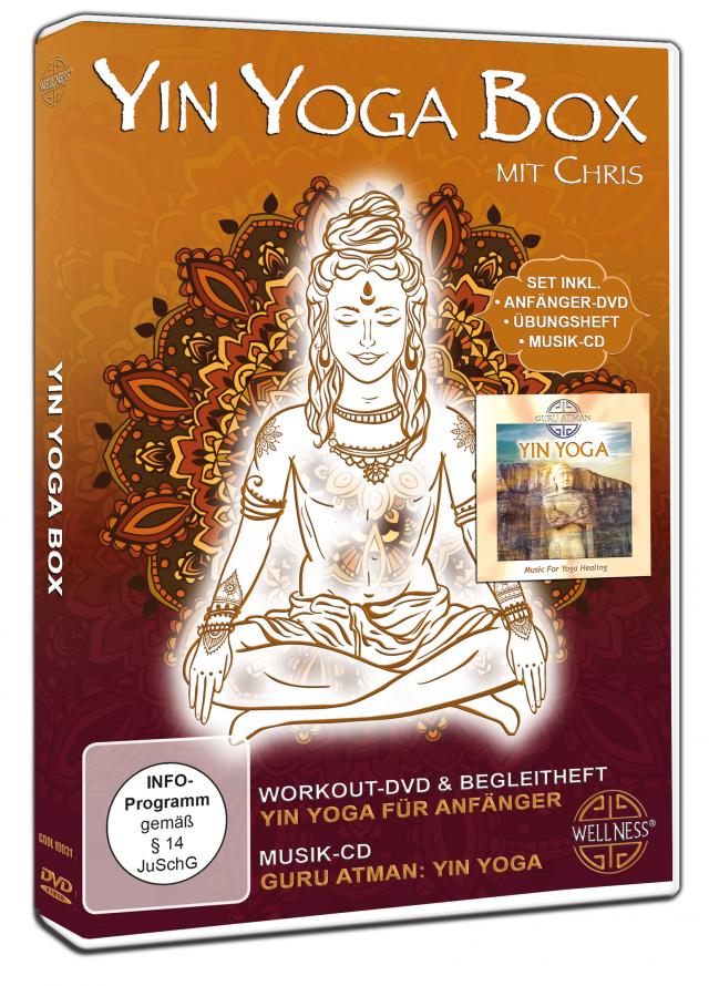 Yin Yoga Box, 1 DVD + 1 Audio-CD