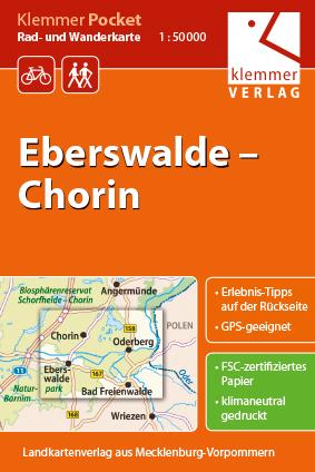 Klemmer Pocket Rad- und Wanderkarte Eberswalde – Chorin