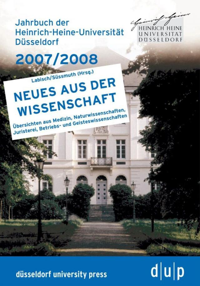 Jahrbuch der Heinrich-Heine-Universität Düsseldorf 2007/2008