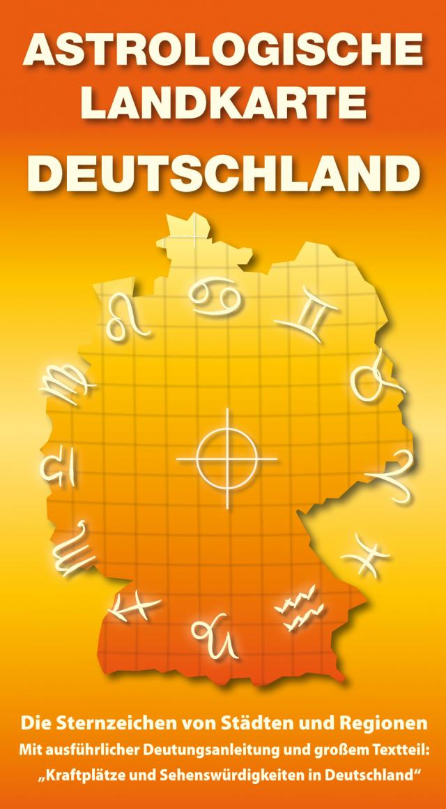 Astrologische Landkarte Deutschland