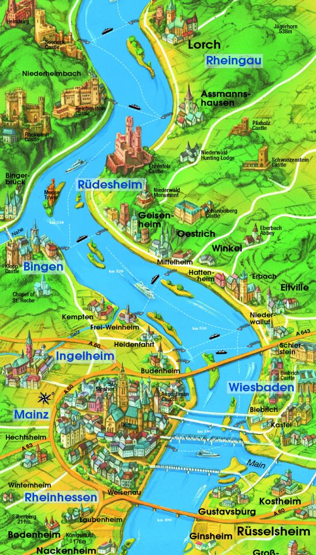 The Rhine, Main and Danube