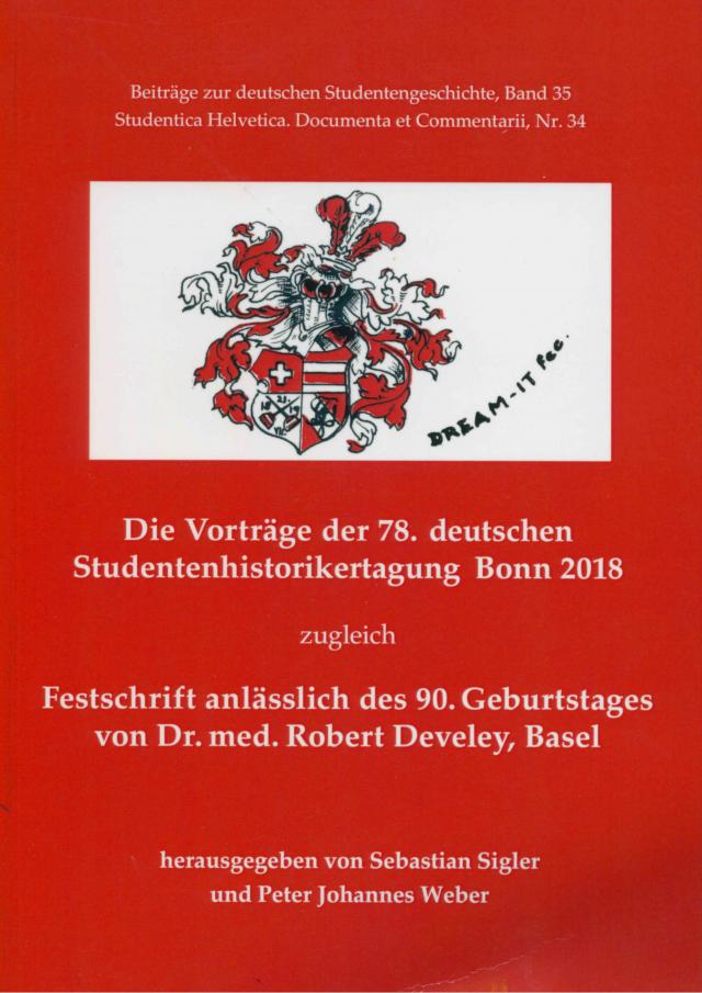 Die Vorträge der 78. deutschen Studentenhistorikertagung
