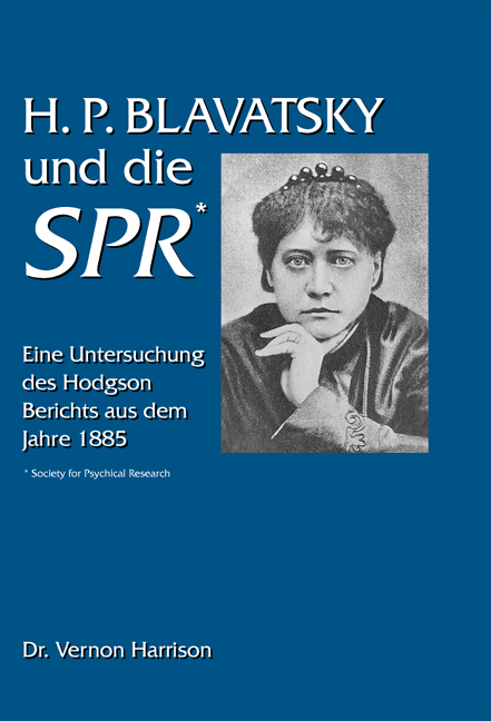 H.P. Blavatsky und die SPR