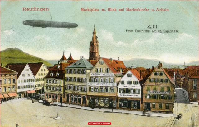 Zeppelin Z III über Reutlingen