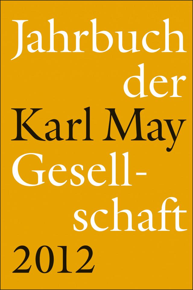 Jahrbuch der Karl-May-Gesellschaft 2012
