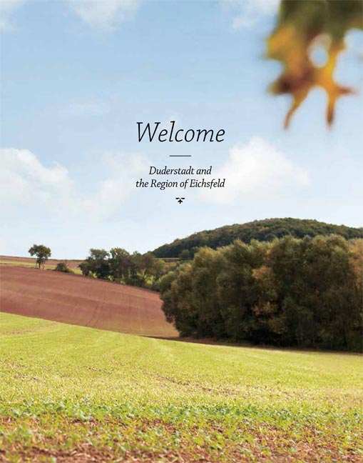 Welcome - Duderstadt and the Region of Eichsfeld