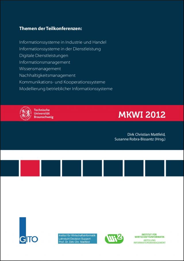 Multikonferenz Wirtschaftsinformatik 2012