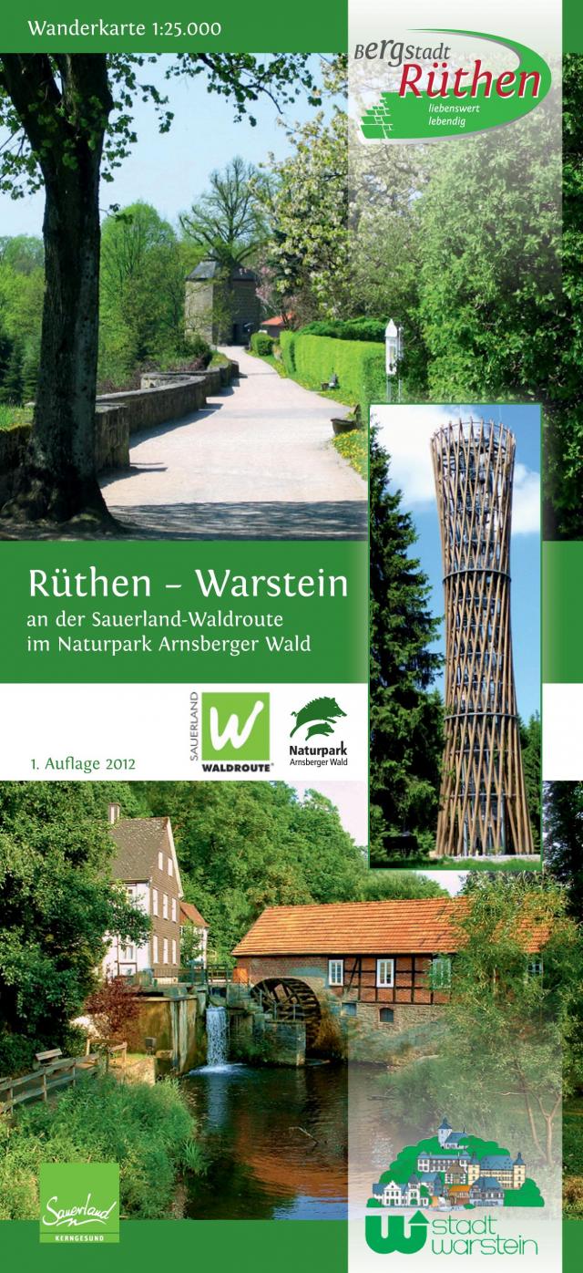Wanderkarte Rüthen-Warstein