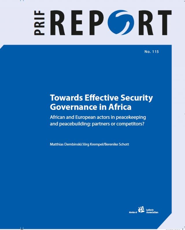 Towards Effective Security Governance in Africa.