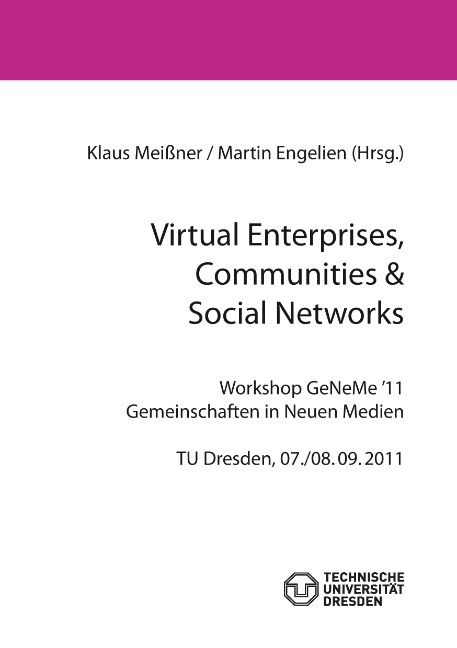 Virtuelle Organisation und Neue Medien 2011