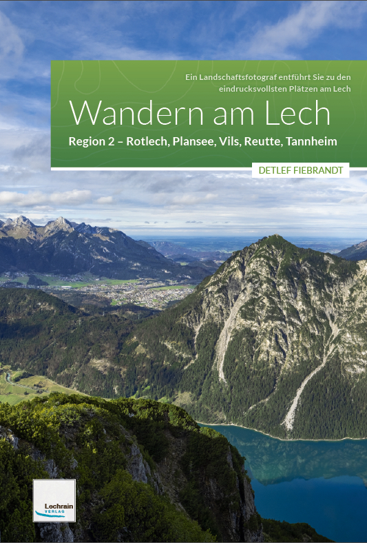 Wandern am Lech – Region 2 – Rotlech, Plansee, Vils, Reutte, Tannheim