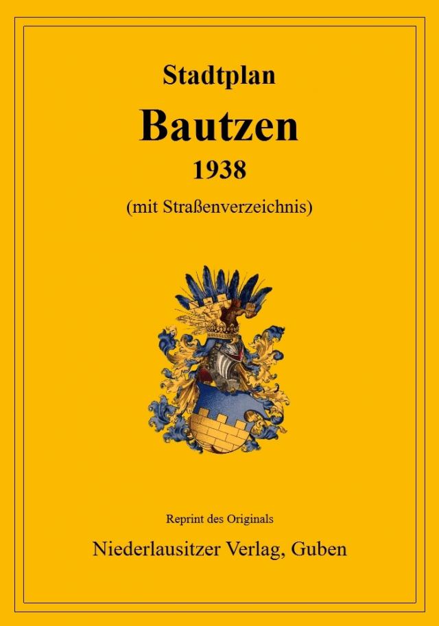 Stadtplan Bautzen 1938