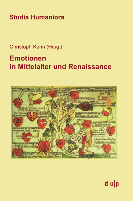 Emotionen in Mittelalter und Renaissance