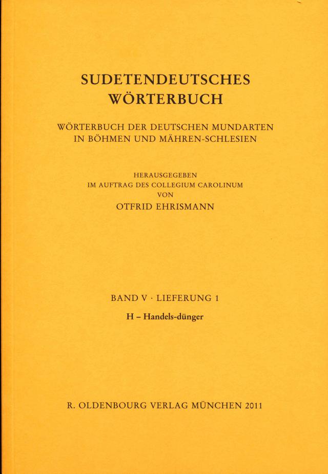 Sudetendeutsches Wörterbuch