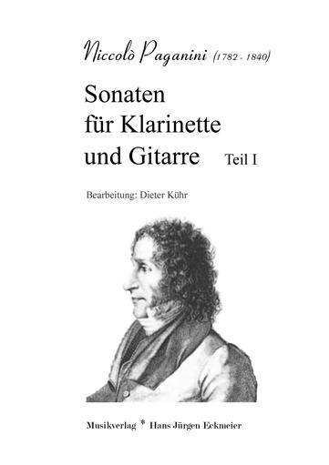 Paganini, Niccoló (1782 - 1840): Sonaten für Klarinette und Gitarre Teil I