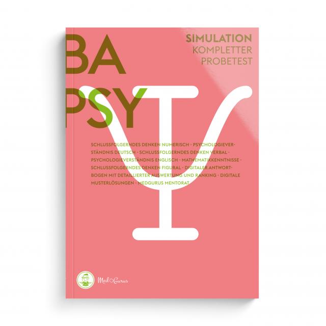 MedGurus BaPsy-DGPs 2024 Testsimulation - Kompletter Probetest für den Studieneignungstest Bachelor-Psychologie der Deutschen Gesellschaft für Psychologie