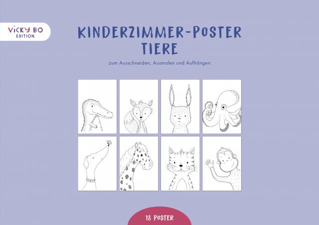 Kinderzimmer Poster - Tiere