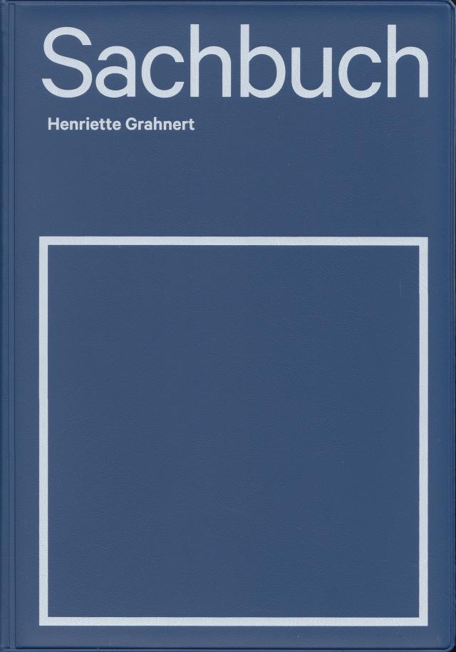 Henriette Grahnert: Sachbuch