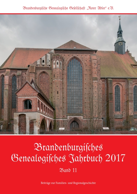 Brandenburgisches Genealogisches Jahrbuch (BGJ) / Brandenburgisches Genealogisches Jahrbuch 2017