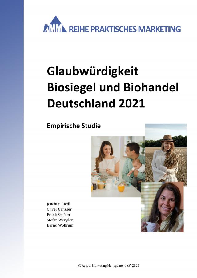 Glaubwürdigkeit Biosiegel und Biohandel Deutschland 2021