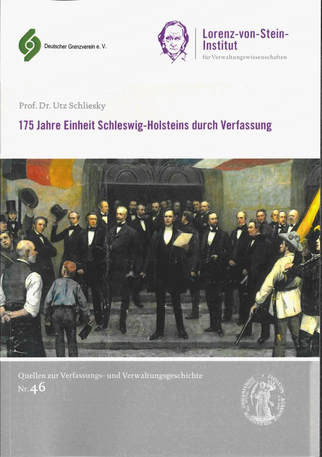 175 Jahre Einheit Schleswig-Holsteins durch Verfassung