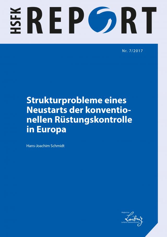 Strukturprobleme eines Neustarts der konventio - nellen Rüstungskontrolle in Europa