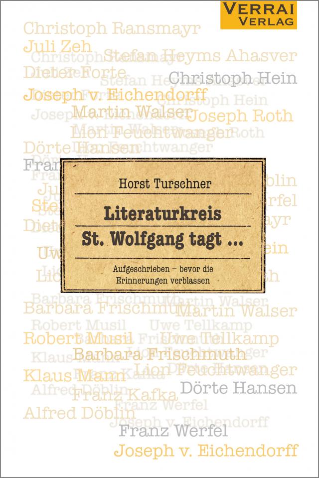 Literaturkreis St. Wolfgang tagt …