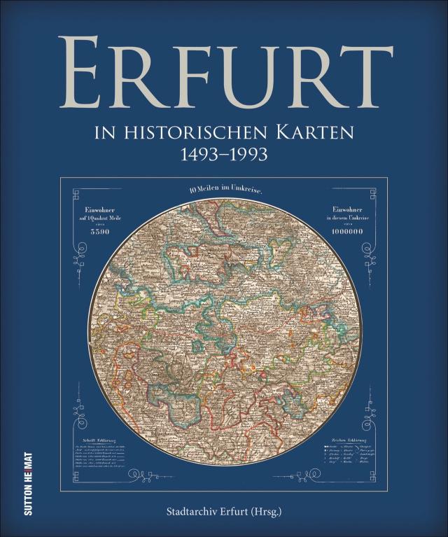 Erfurt in historischen Karten