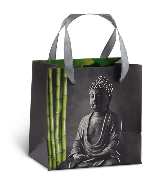 Mini-Geschenktasche - Motiv Buddha