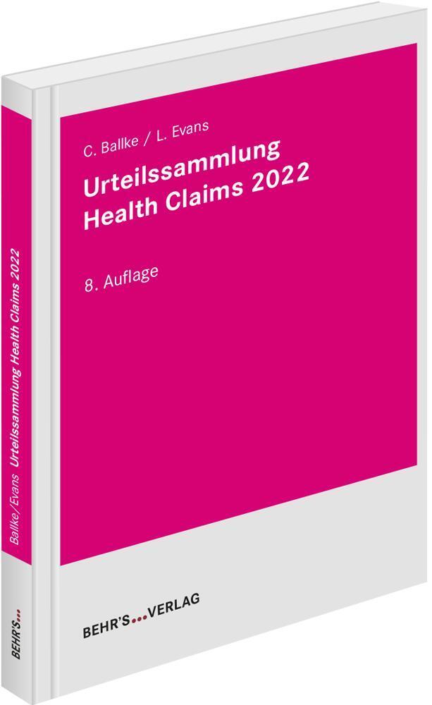 Urteilssammlung Health-Claims 2022