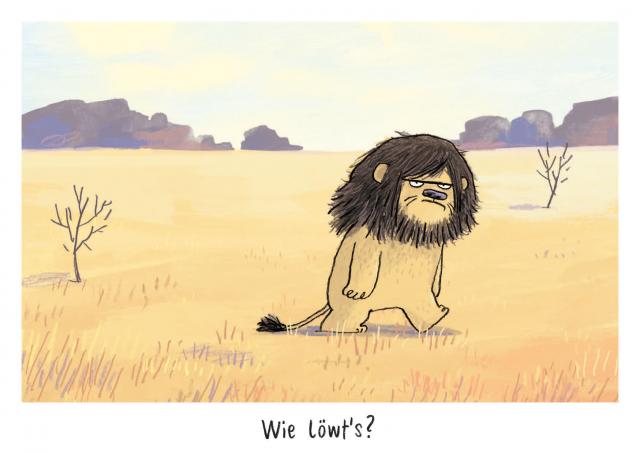 Warum heißt der Löwe Löwe? - Postkartenset 