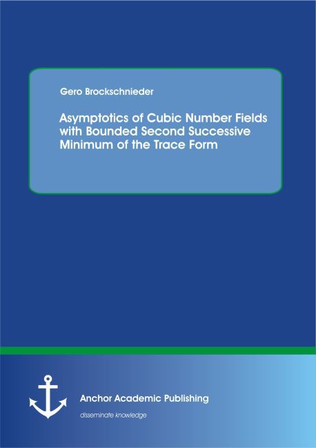 Asymptotics of Cubic Number Fields with Bounded Second Successive Minimum of the Trace Form